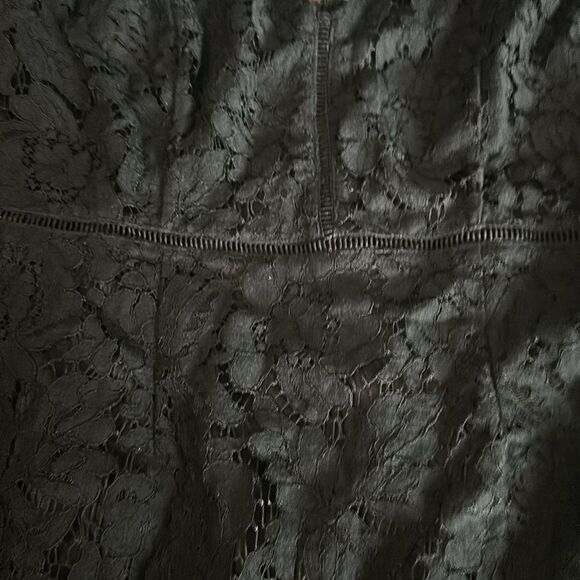 ASTR The Label | Lattice Inset Lace Adjustable Spaghetti Strap Dress | L - Picture 3 of 5